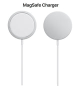 Безжично Магнитно Зарядно Apple за iPhone, Magsafe Charger 15w mx6x3zm/а, Бял (2)