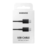 Оригинален USB-C към USB-C Кабел Samsung 1m EP-DA705BBE, Черен