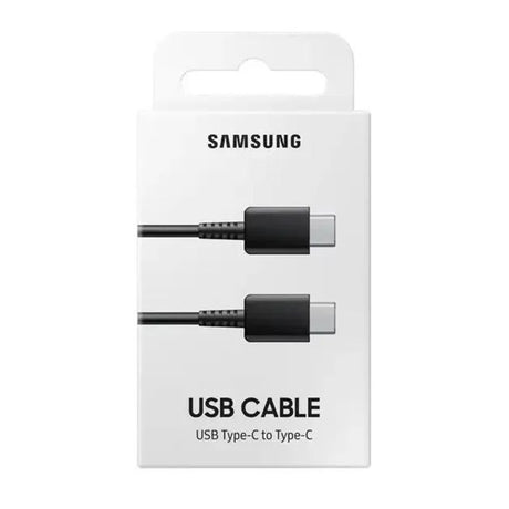 Оригинален USB-C към USB-C Кабел Samsung 1m EP-DA705BBE, Черен