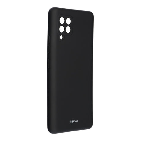 Силиконов Калъф за Samsung A42, Roar Color Case, Черен