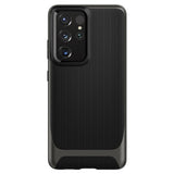 Противоударен Хибриден Калъф за Samsung S21 Ultra, Spigen Neo Hybrid Case, Сив (3)