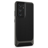 Противоударен Хибриден Калъф за Samsung S21 Ultra, Spigen Neo Hybrid Case, Сив (2)