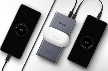 Външна Батерия с Безжично и Бързо Зареждане, Samsung EB-U3300XJE 10000 mAh 25W, Сив (5)