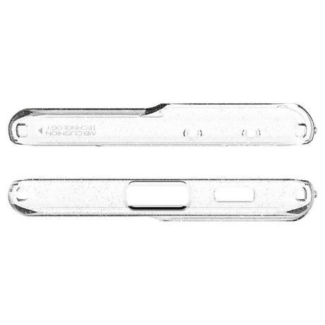 Противоударен Блестящ Калъф за Samsung S21 Ultra, Spigen Liquid Crystal Glitter Quartz Case, Прозрачен (7)