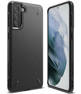 Противоударен Силиконов Калъф за Samsung S21 Plus, Ringke Onyx Case, Черен
