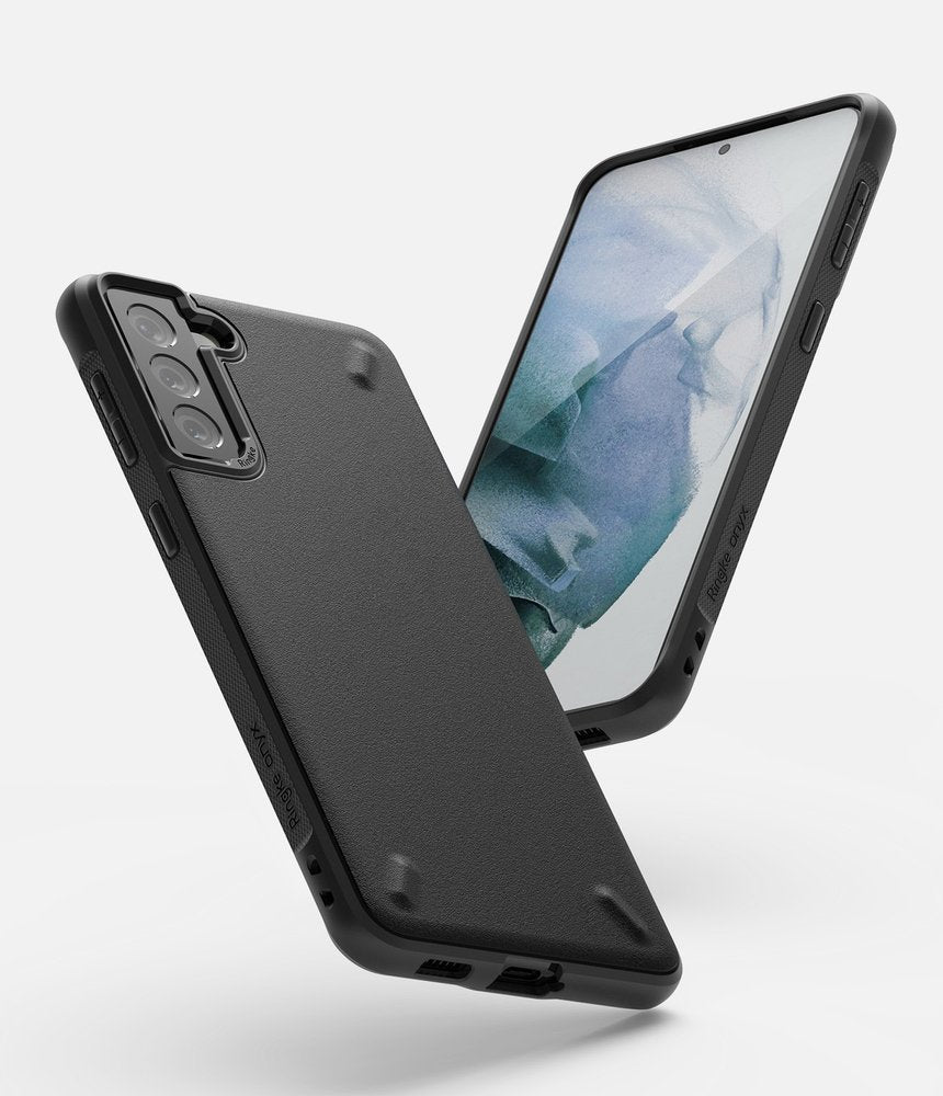 Противоударен Силиконов Калъф за Samsung S21 Plus, Ringke Onyx Case, Черен (2)