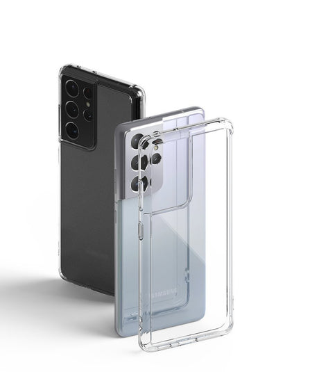 Противоударен Хибриден Калъф за Samsung S21 Ultra, Ringke Fusion Case, Прозрачен (8)