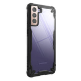 Противоударен Хибриден Калъф за Samsung S21 Plus, Ringke Fusion X Case, Черен (2)