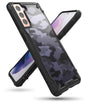 Противоударен Хибриден Калъф за Samsung S21 Plus, Ringke Fusion X Camouflage Case, Черен