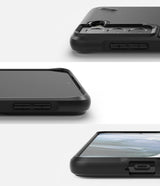 Противоударен Силиконов Калъф за Samsung S21, Ringke Onyx Case, Черен (4)
