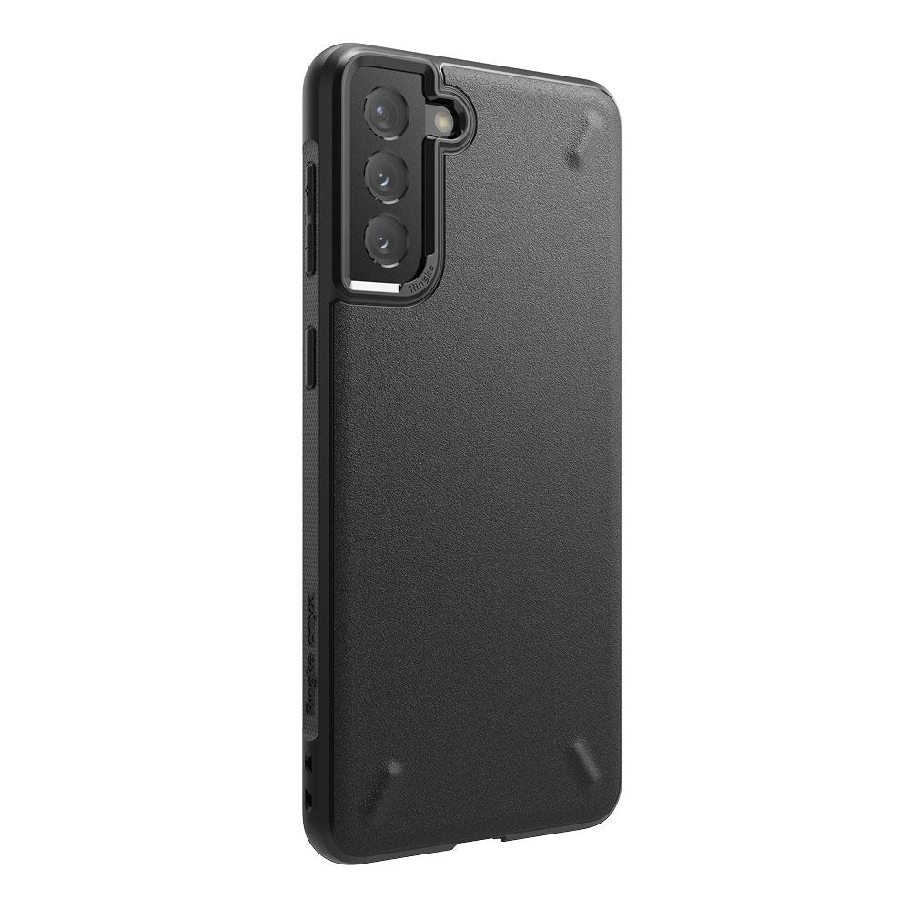 Противоударен Силиконов Калъф за Samsung S21, Ringke Onyx Case, Черен (7)
