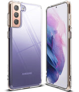 Противоударен Хибриден Калъф за Samsung S21, Ringke Fusion Case, Прозрачен