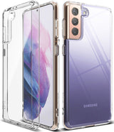 Противоударен Хибриден Калъф за Samsung S21, Ringke Fusion Case, Прозрачен (7)