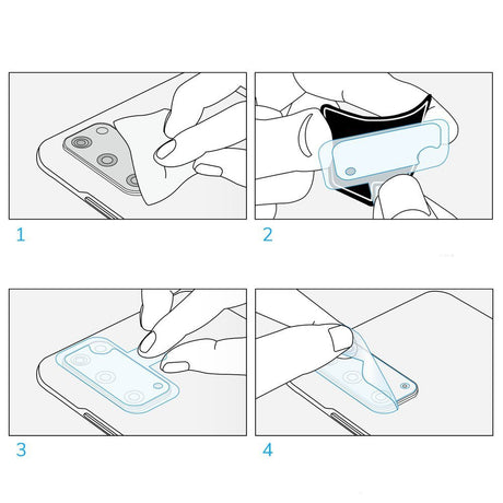 Удароустойчив Протектор за Камерата на Samsung Z Fold 2, Ringke Flexy Cam Glass, Прозрачен (7)