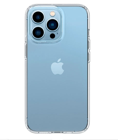 Противоударен Силиконов Калъф за iPhone 13 Pro, Spigen Liquid Crystal Case, Прозрачен (4)
