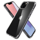 Противоударен Хибриден Калъф за iPhone 13 Mini, Spigen Ultra Hybrid Case, Прозрачен (2)