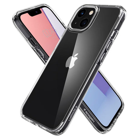 Противоударен Хибриден Калъф за iPhone 13 Mini, Spigen Ultra Hybrid Case, Прозрачен (2)