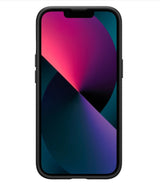 Противоударен Силиконов Калъф за за iPhone 13 Mini, Spigen Liquid Air Case, Черен (5)