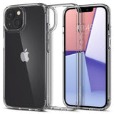 Противоударен Хибриден Калъф за iPhone 13 Mini, Spigen Ultra Hybrid Case, Прозрачен
