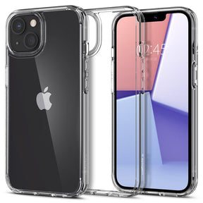 Противоударен Хибриден Калъф за iPhone 13 Mini, Spigen Ultra Hybrid Case, Прозрачен