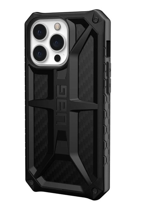 Противоударен Калъф за iPhone 13 Pro Max, UAG Monarch Carbon Fiber Case, Черен