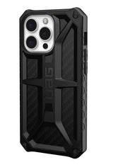 Противоударен Калъф за iPhone 13 Pro, UAG Monarch Carbon Fiber Case, Черен