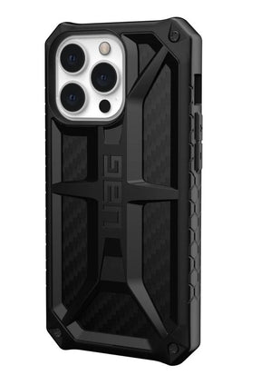 Противоударен Калъф за iPhone 13 Pro, UAG Monarch Carbon Fiber Case, Черен