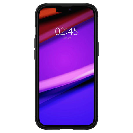 Противоударен Силиконов Калъф за iPhone 13 Mini, Spigen Rugged Armor Case, Черен (4)