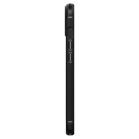 Противоударен Силиконов Калъф за iPhone 13 Mini, Spigen Rugged Armor Case, Черен (7)