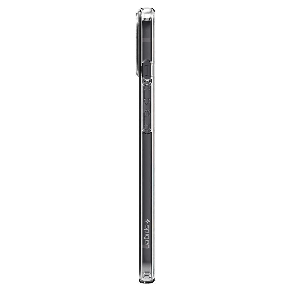 Противоударен Силиконов Калъф за iPhone 13 Mini, Spigen Liquid Crystal Case, Прозрачен (7)