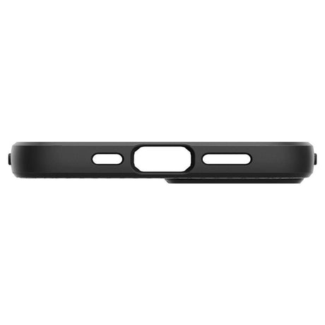 Противоударен Силиконов Калъф за за iPhone 13 Mini, Spigen Liquid Air Case, Черен (8)