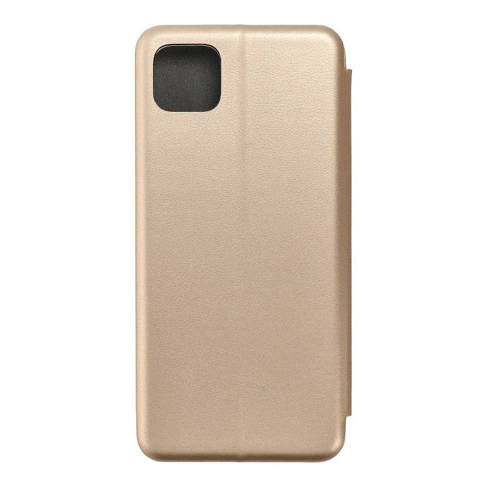 Кожен Калъф за Samsung A22 5G, Forcell Elegance Book Case, Златист (2)