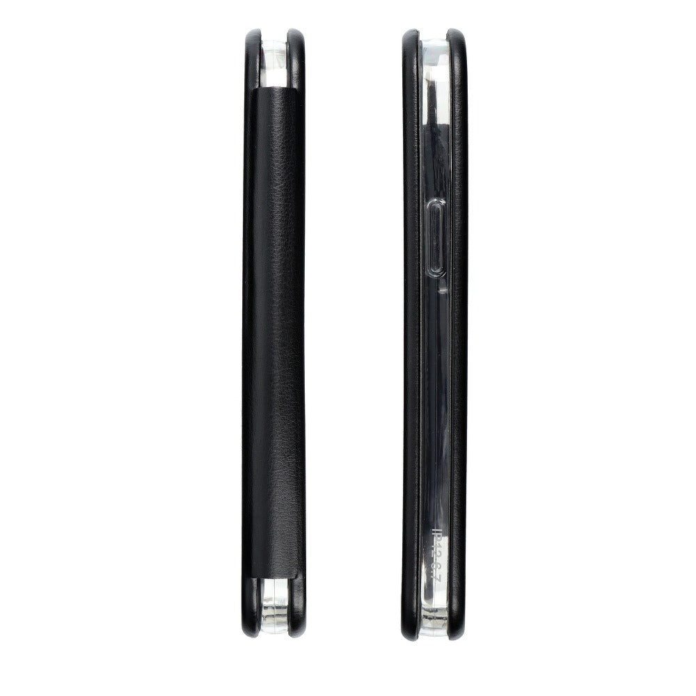 Кожен Калъф за Samsung A22 5G, Forcell Elegance Book Case, Черен (6)