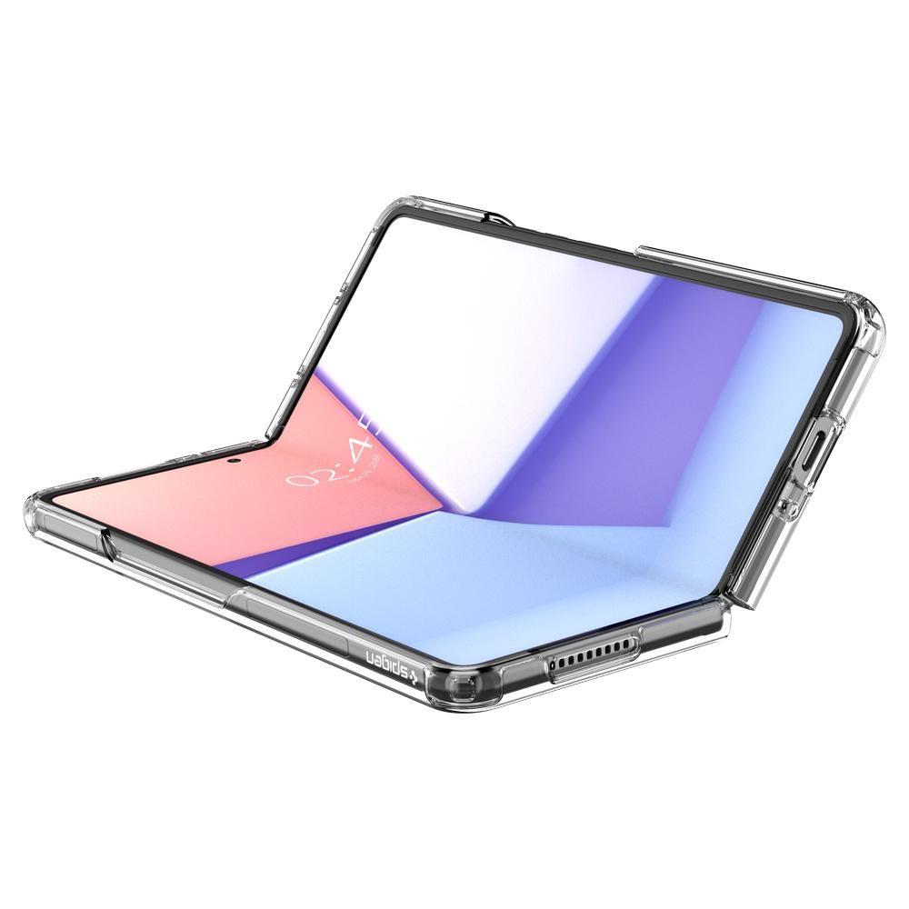 Противоударен Калъф за Samsung Z Fold 3, Spigen Ultra Hybrid Case, Прозрачен (7)