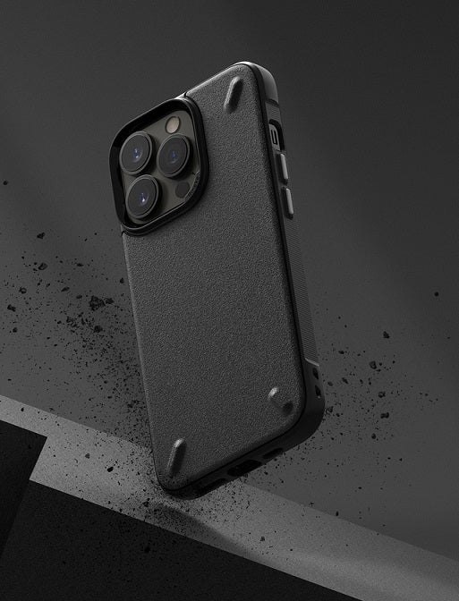 Противоударен Силиконов Калъф за iPhone 13 Pro, Ringke Onyx Case, Черен (3)