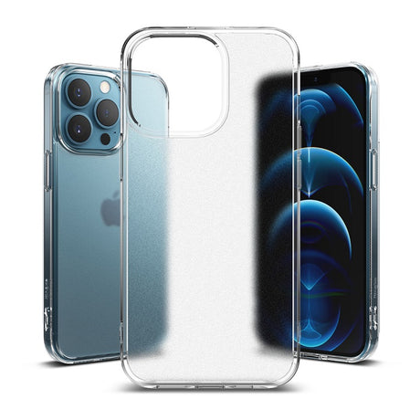 Противоударен Хибриден Калъф за iPhone 13 Pro, Ringke Fusion Matte Case, Прозрачен (3)