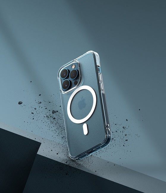Magsafe Противоударен Калъф за iPhone 13 Pro, Ringke Fusion Magsafe Matte Case, Прозрачен (5)
