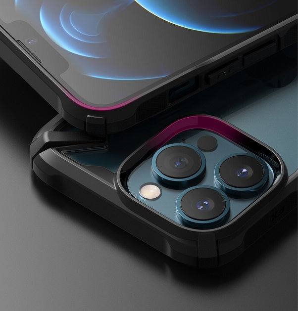 Противоударен Хибриден Калъф за iPhone 13 Pro, Ringke Fusion X Case, Черен (4)