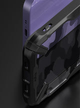 Противоударен Хибриден Калъф за iPhone 13 Mini, Ringke Fusion X Camouflage Case, Черен (3)