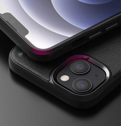 Противоударен Силиконов Калъф за iPhone 13 Mini, Ringke Onyx Case, Черен (5)