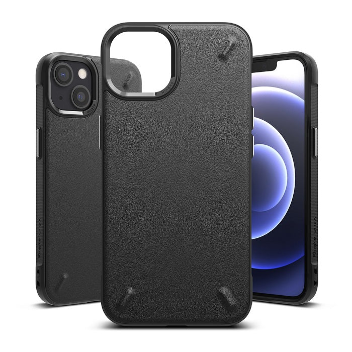Противоударен Силиконов Калъф за iPhone 13 Mini, Ringke Onyx Case, Черен (2)
