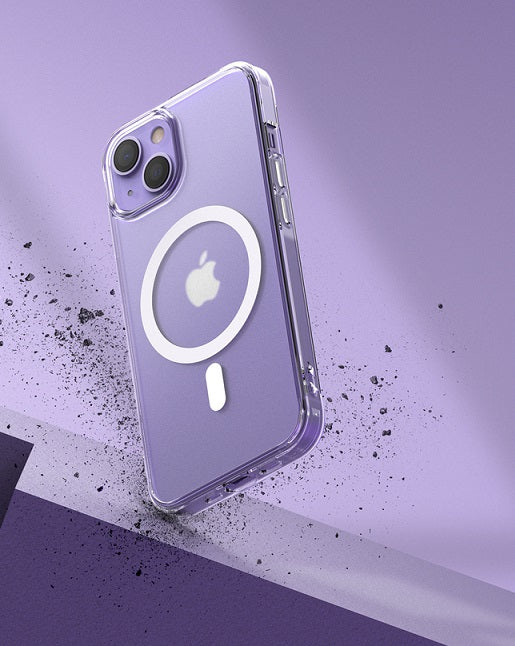 Magsafe Противоударен Калъф за iPhone 13 Mini, Ringke Fusion Magsafe Matte Case, Прозрачен (6)