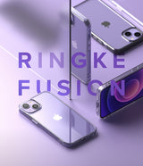 Противоударен Хибриден Калъф за iPhone 13 Mini, Ringke Fusion Case, Прозрачен (8)