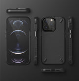 Противоударен Силиконов Калъф за iPhone 13 Pro Max, Ringke Onyx Case, Черен (7)
