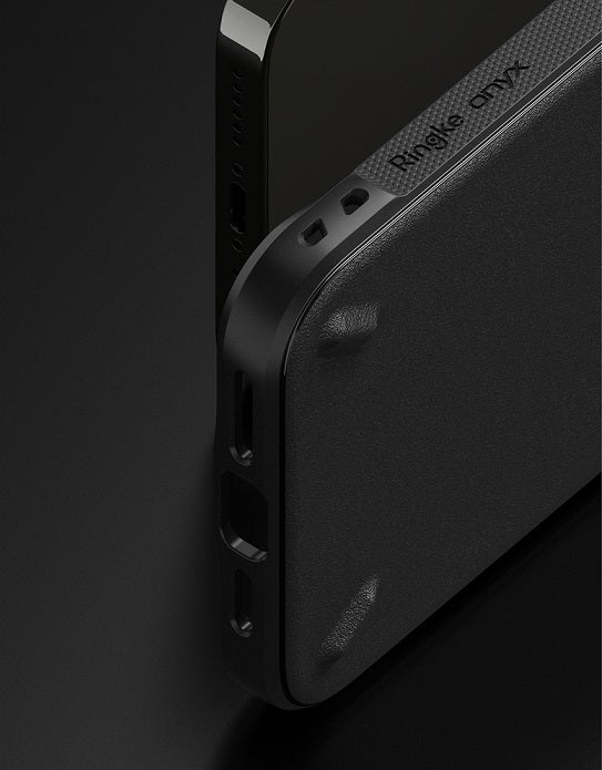 Противоударен Силиконов Калъф за iPhone 13 Pro Max, Ringke Onyx Case, Черен (4)