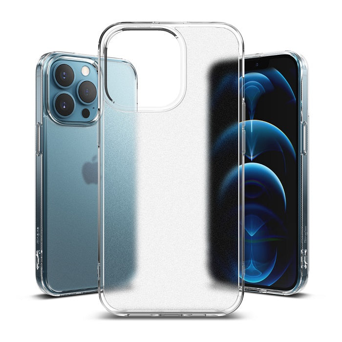 Противоударен Хибриден Калъф за iPhone 13 Pro Max, Ringke Fusion Matte Case, Прозрачен (3)