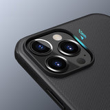 Калъф с Поставка за iPhone 13 Pro Max, Nillkin Super Frosted Case, Черен (3)