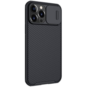 Калъф с Плъзгач за Камера за iPhone 13 Pro Max, Nillkin CamShield Case, Черен