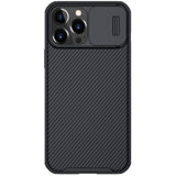 Калъф с Плъзгач за Камера за iPhone 13 Pro Max, Nillkin CamShield Case, Черен (3)