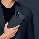 Калъф с Плъзгач за Камера за iPhone 13 Pro Max, Nillkin CamShield Case, Черен (6)